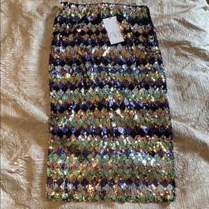 Zara Patterned Skirt